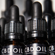 A row of bottles of CBD oil are seen in a branch of the health chain Planet Organic on February 17, 2020 in London, England.